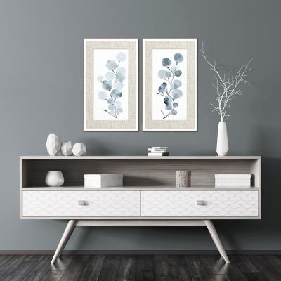 GREY BOTANICAL - SET OF TWO