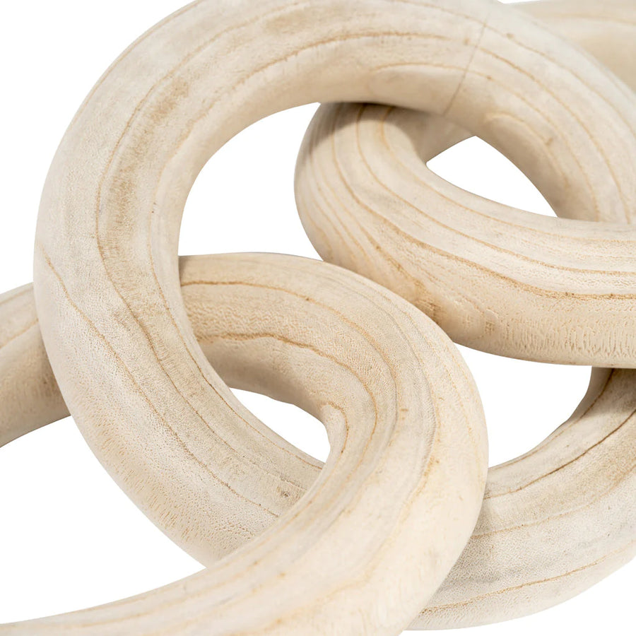 21" 3 WOODEN RINGS, NATURAL