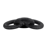 21" 3 WOODEN RINGS, BLACK