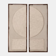 ECOMIX FABRIC WALL DECOR , CREAM - SET OF 2