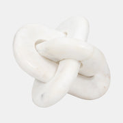 MARBLE , KNOT DECOR , WHITE