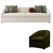 PIAZZLA LIVING SET - TWO SOFAS & TWO CHAIRS