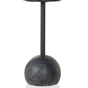 VIOLA ACCENT TABLE - BLACK MARBLE