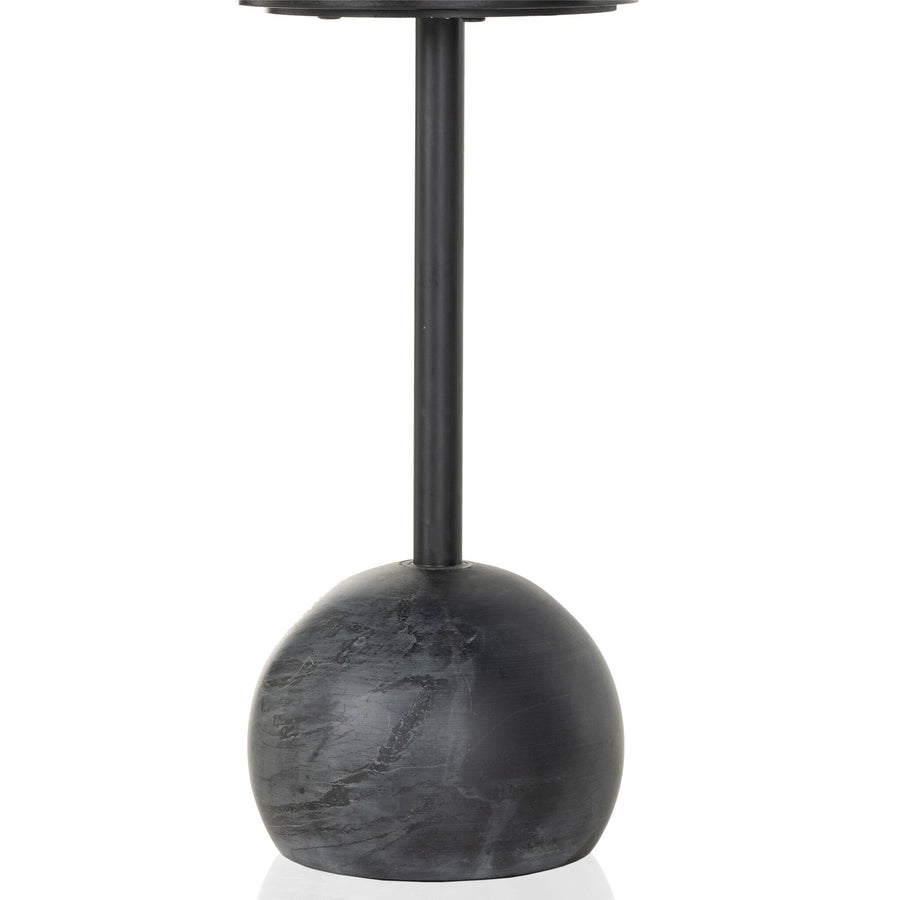VIOLA ACCENT TABLE - BLACK MARBLE