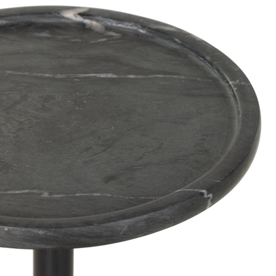 VIOLA ACCENT TABLE - BLACK MARBLE