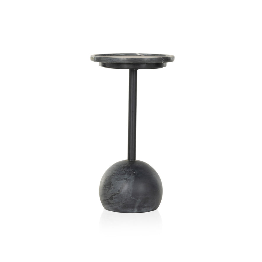 VIOLA ACCENT TABLE - BLACK MARBLE