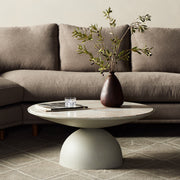 CORBETT COFFEE TABLE - MATT WHITE