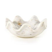 LOTUS BOWL- POLISHED WHITE MARBLE SOLID