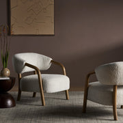 BRODIE SHELDON IVORY CHAIR