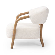 BRODIE SHELDON IVORY CHAIR