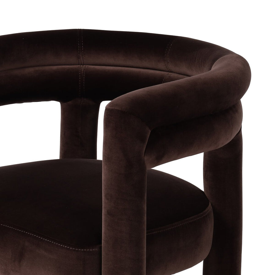 TACOVA DINING CHAIR-SURREY COCOA