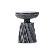 ROWE END TABLE-EBONY MARBLE