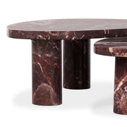 ZION COFFEE TABLE - MERLOT MARBLE