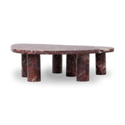 ZION COFFEE TABLE - MERLOT MARBLE