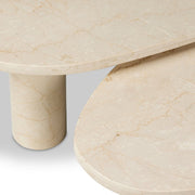 ZION COFFEE TABLE - CREAM MARBLE