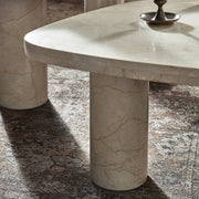 ZION COFFEE TABLE - CREAM MARBLE