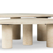 ZION COFFEE TABLE - CREAM MARBLE