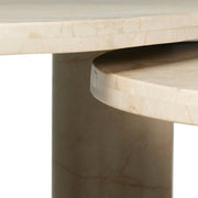 ZION COFFEE TABLE - CREAM MARBLE