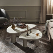 ZION COFFEE TABLE - CREAM MARBLE