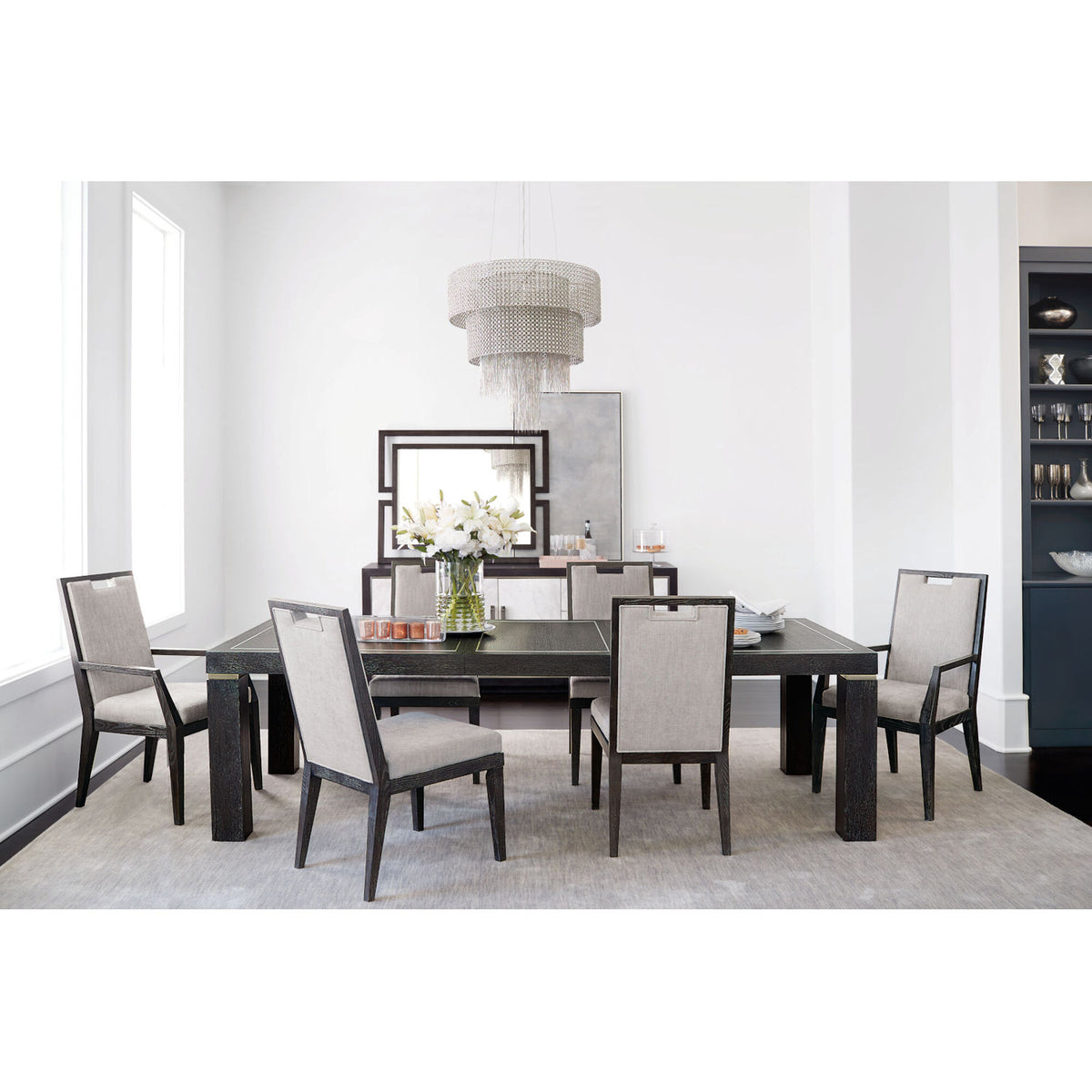 DINING TABLE WITH BUFFET - WITHOUT CHAIRS – Elegant Home