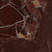 ZION ACCENT TABLE - MERLOT MARBLE