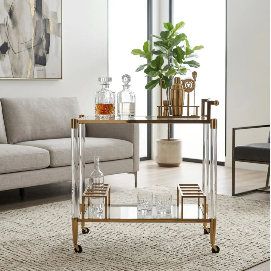 LUSHLEY ACRYLIC DRINK CART