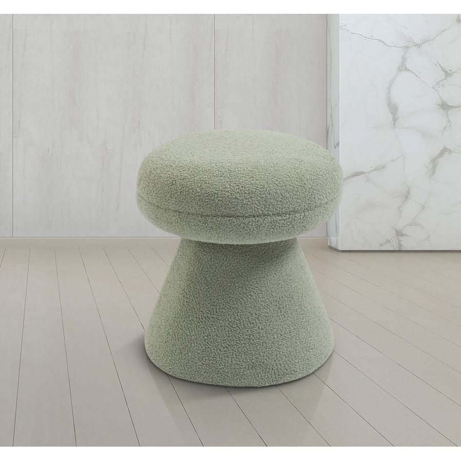 DRUM FABRIC OTTOMAN - MINT