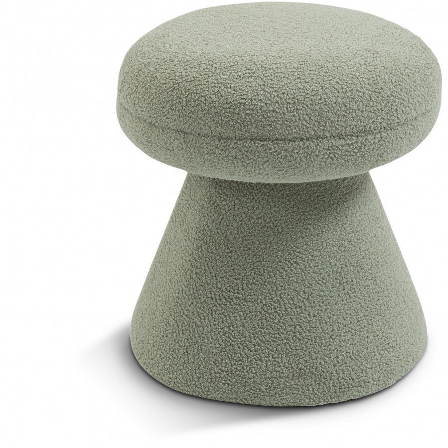 DRUM FABRIC OTTOMAN - MINT