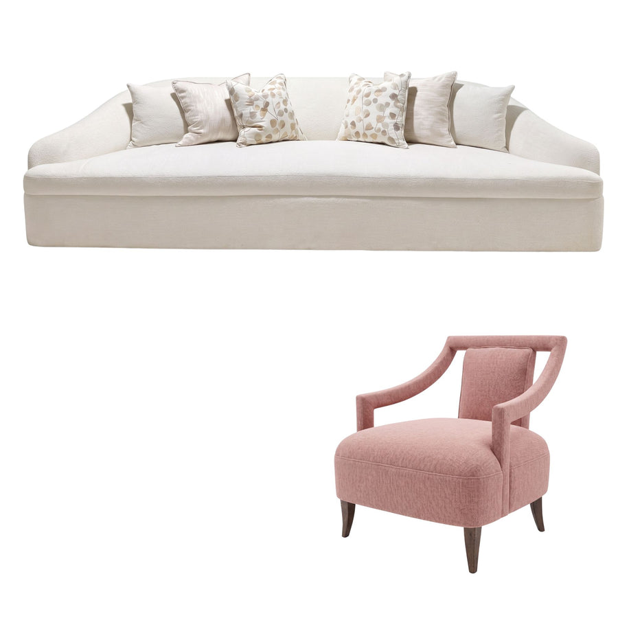 LEVANT LIVING SET - ONE GRAND SOFA, ONE SOFA & TWO CHAIRS