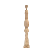 WOOD,TOTEM PILLAR , BROWN