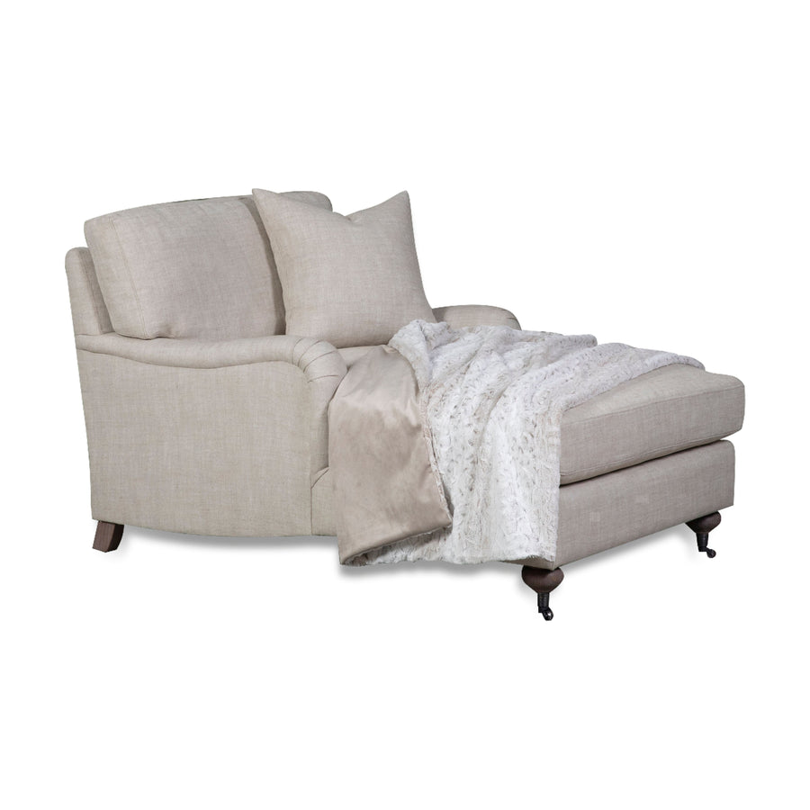 HAMPTON CHAISE WITH THROW