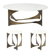 REINHOLD ROUND COFFEE TABLE SET