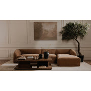 CASEY LARGE COFFEE TABLE - DARK BROWN