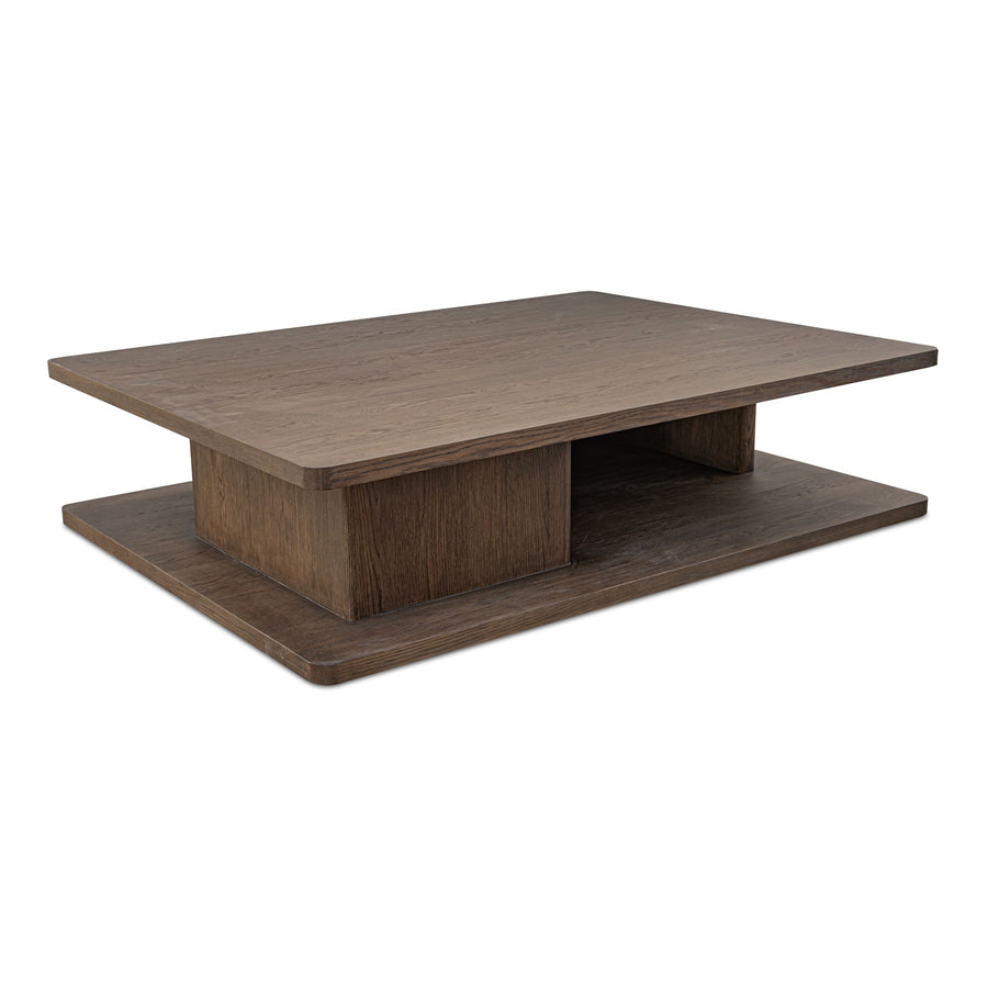 CASEY LARGE COFFEE TABLE - DARK BROWN