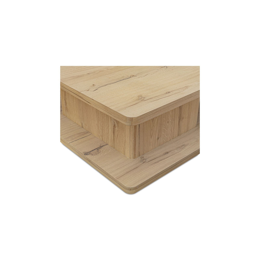 CASEY LARGE COFFEE TABLE - RUSTIC OAK