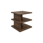 CASEY SIDE TABLE - DARK BROWN