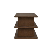 CASEY SIDE TABLE - DARK BROWN