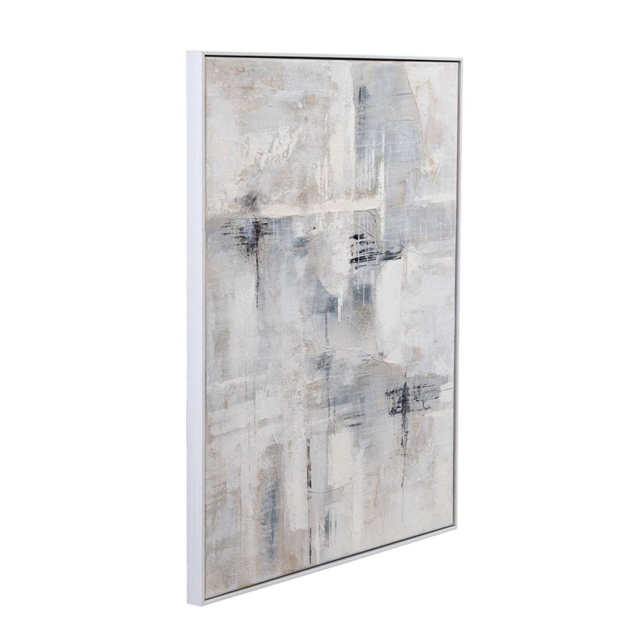 GRAY DAY FRAMED CANVAS