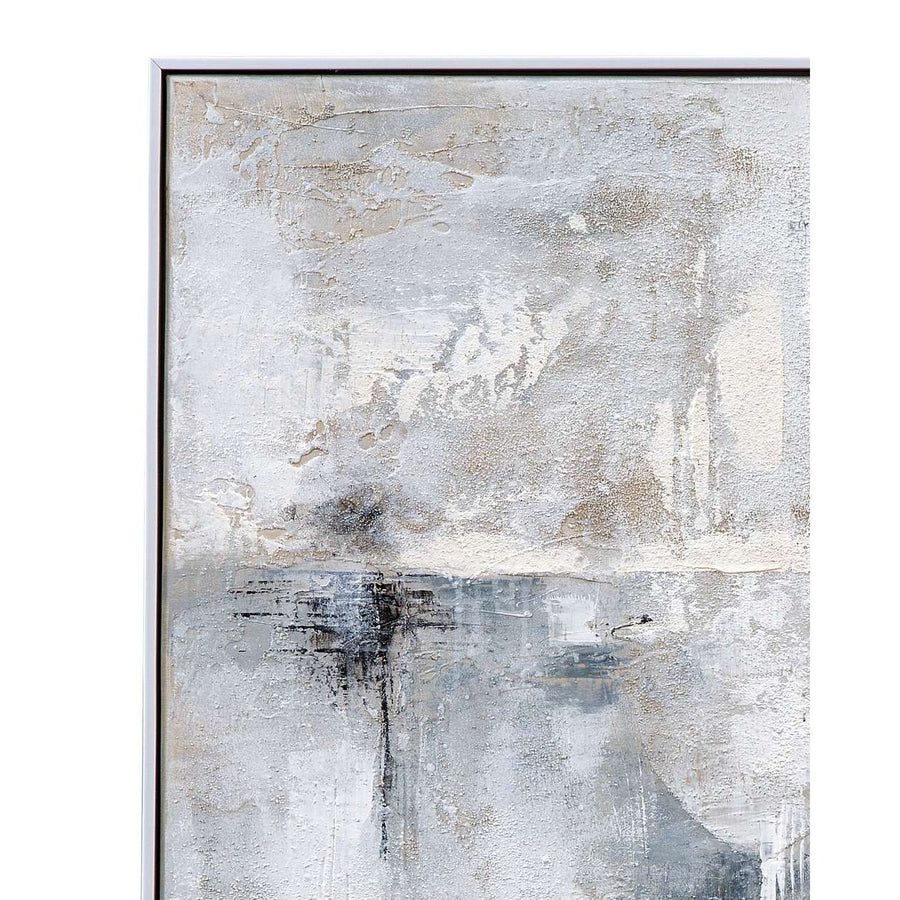 GRAY DAY FRAMED CANVAS