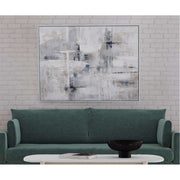 GRAY DAY FRAMED CANVAS