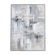 GRAY DAY FRAMED CANVAS