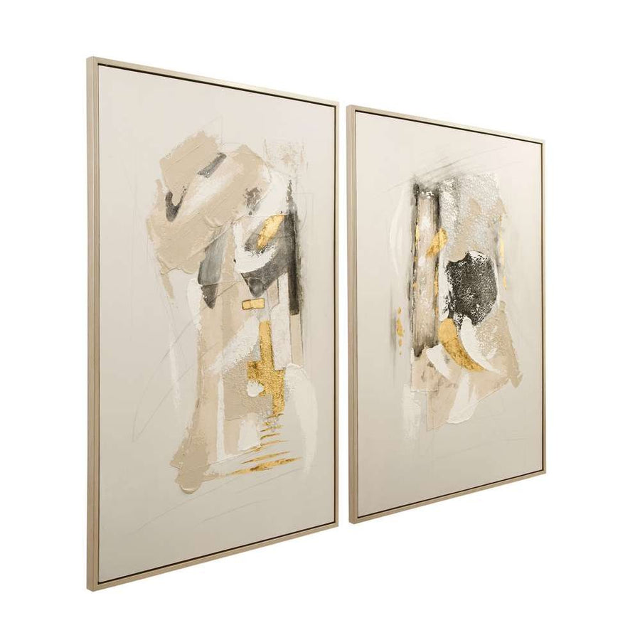 SPENCER FRAMED CANVAS - SET OF TWO