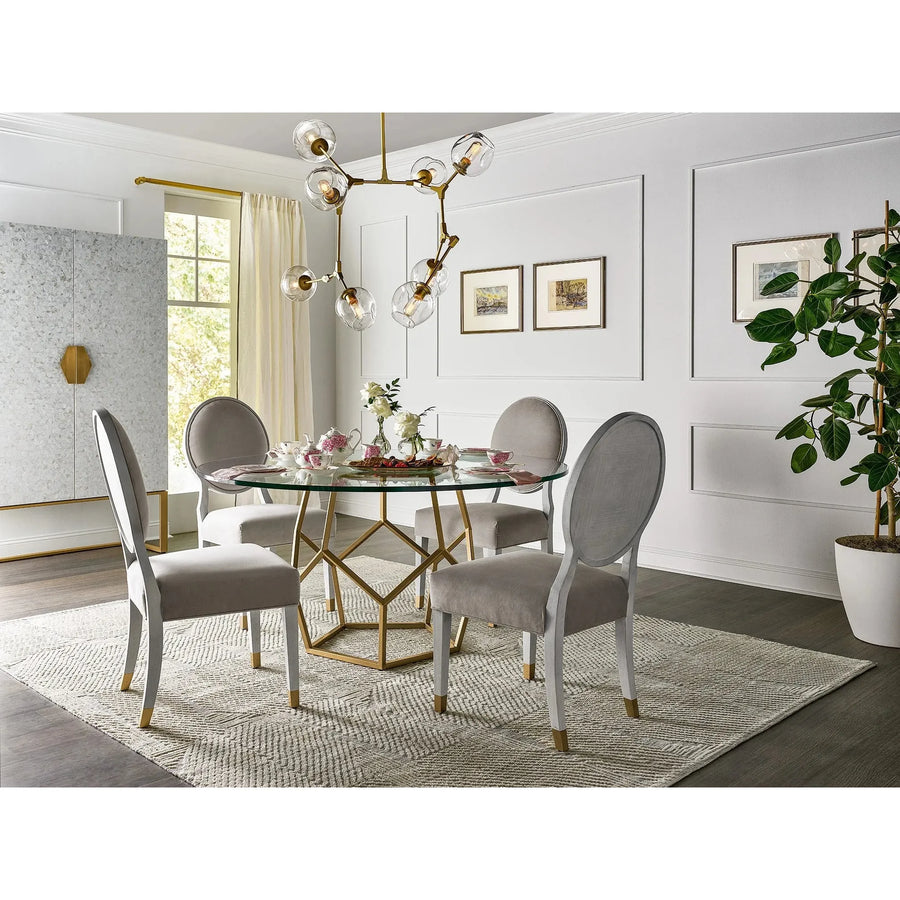 LOVE JOY BLISS OVAL SIDE CHAIR