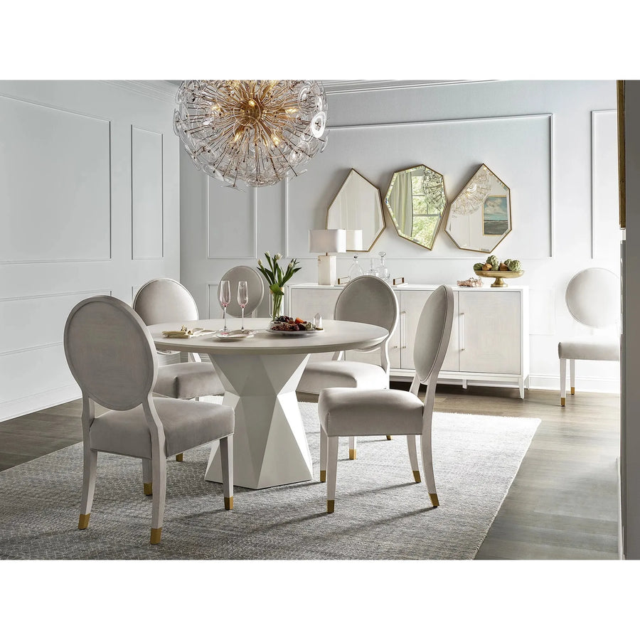 LOVE JOY BLISS OVAL SIDE CHAIR