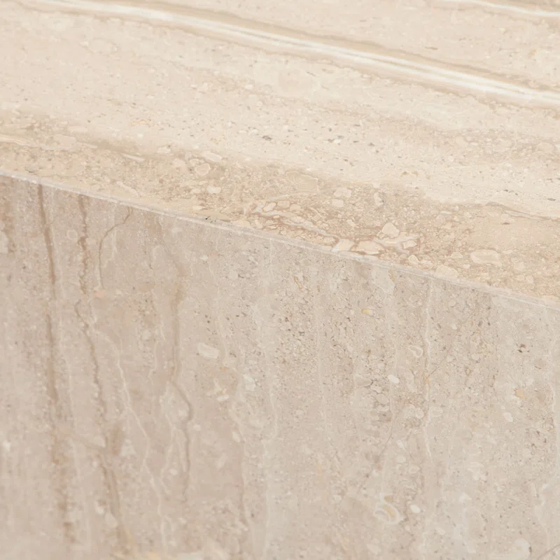 ARK COFFEE TABLE - BEIGE MARBLE
