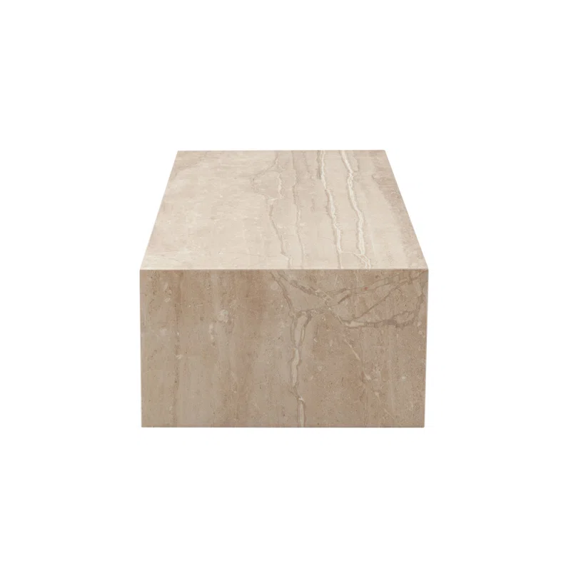 ARK COFFEE TABLE - BEIGE MARBLE
