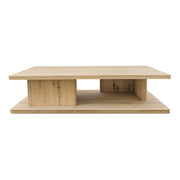 CASEY LARGE COFFEE TABLE - RUSTIC OAK