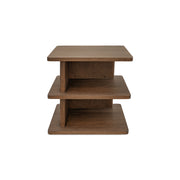 CASEY SIDE TABLE - DARK BROWN