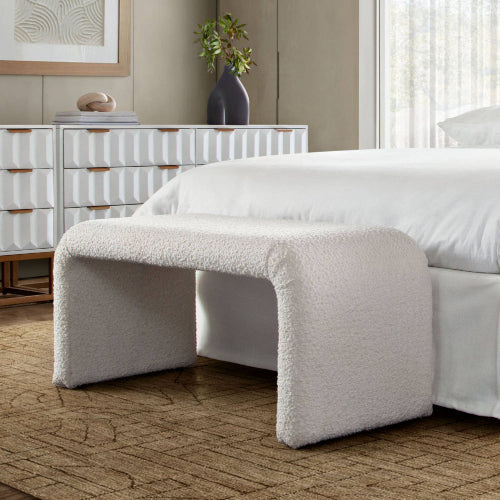 CONRAD BENCH IVORY