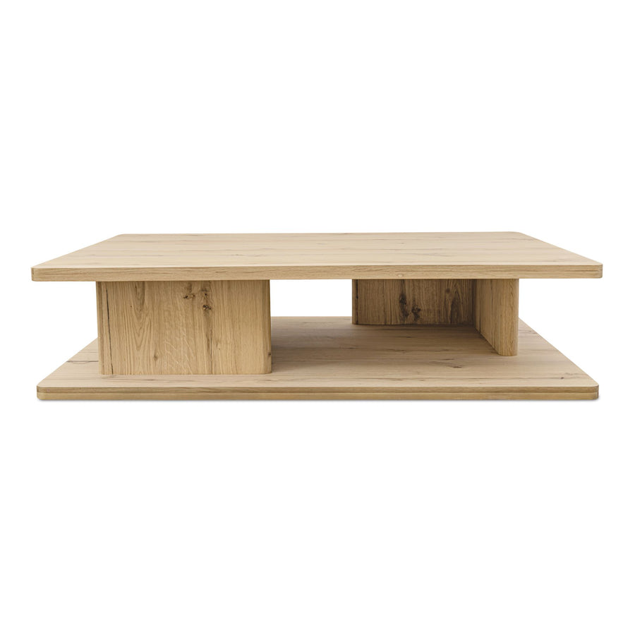 CASEY LARGE COFFEE TABLE - RUSTIC OAK